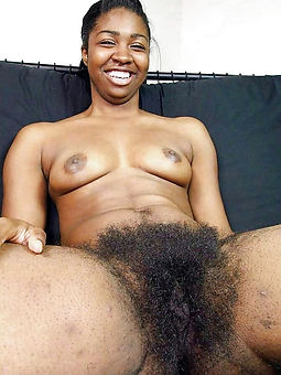 ebony hairy nude tease